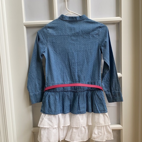 NWT American girl denim and white dress size 12. - Picture 2 of 4